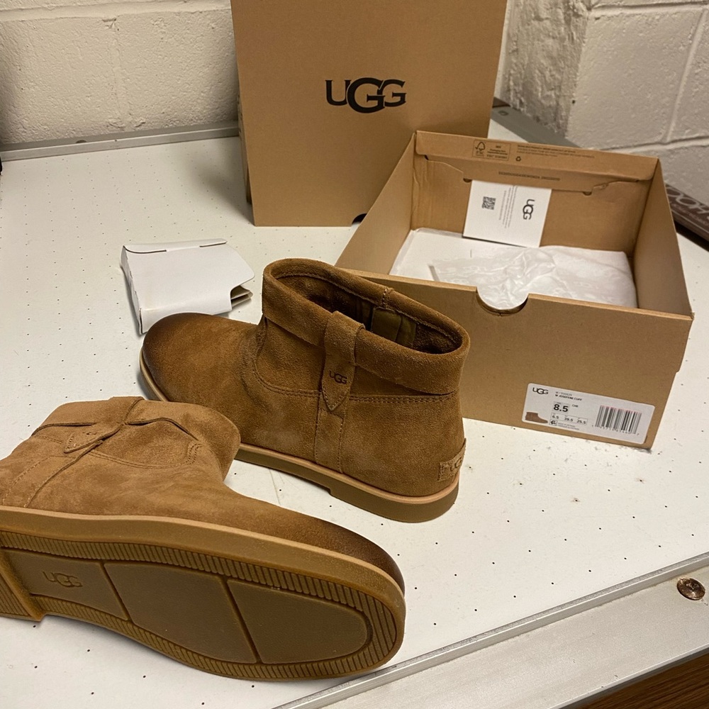 Woman’s Ugg ankle boots